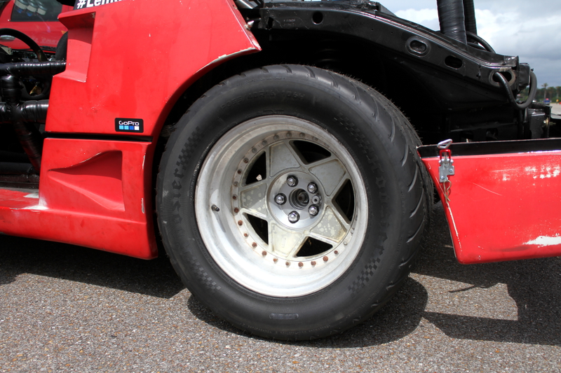 Rear show wheels.